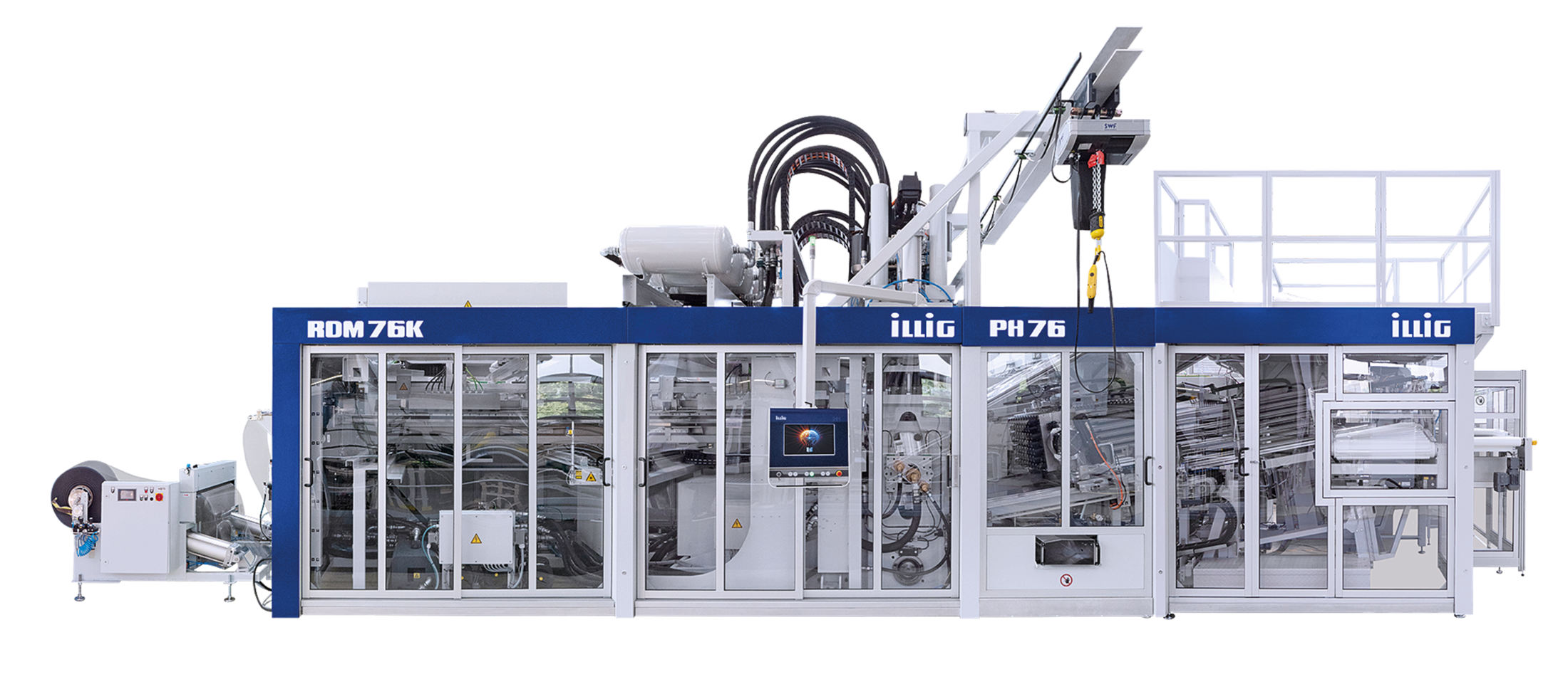 ILLIG RDM 76K 4G automatic roll-fed machine 4th generation for forming/punching operation | © ILLIG Maschinenbau GmbH & Co. KG
