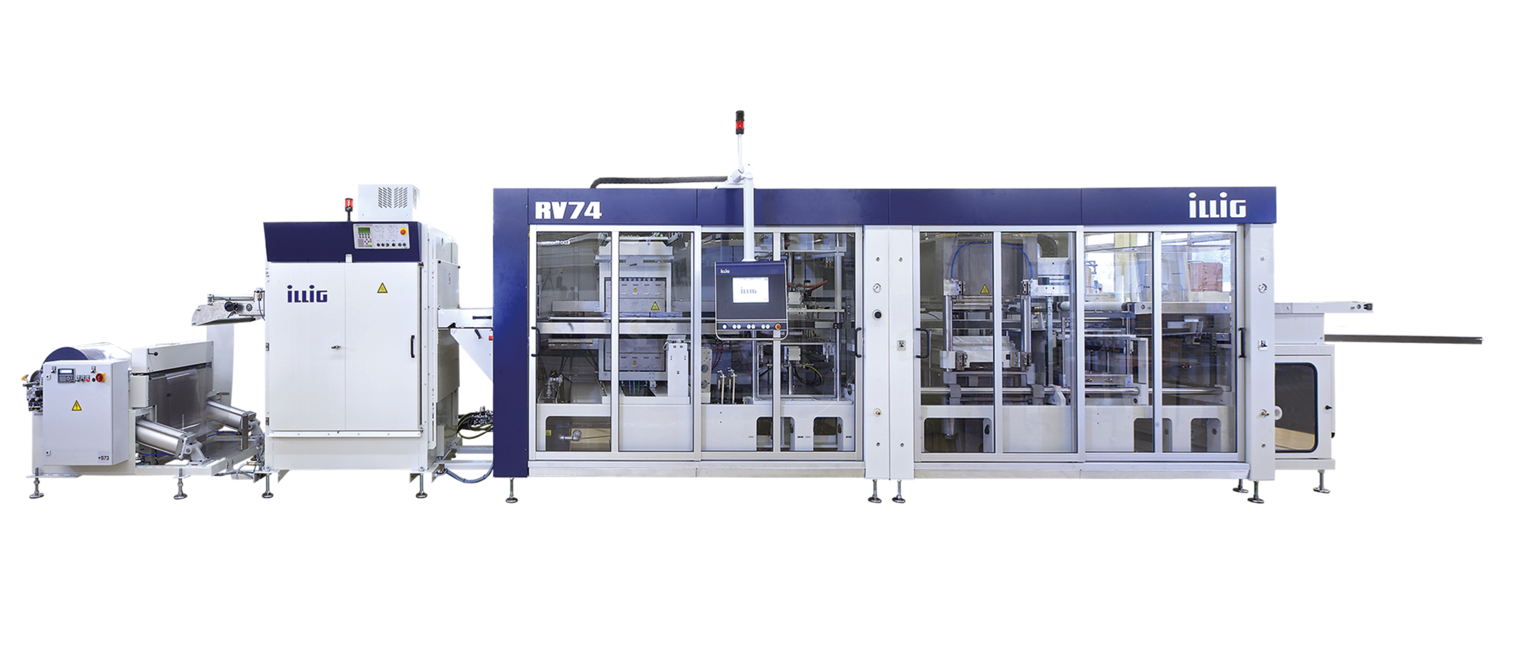 ILLIG IC-RV 74d automatic roll-fed machine separate forming and punching  | © ILLIG Maschinenbau