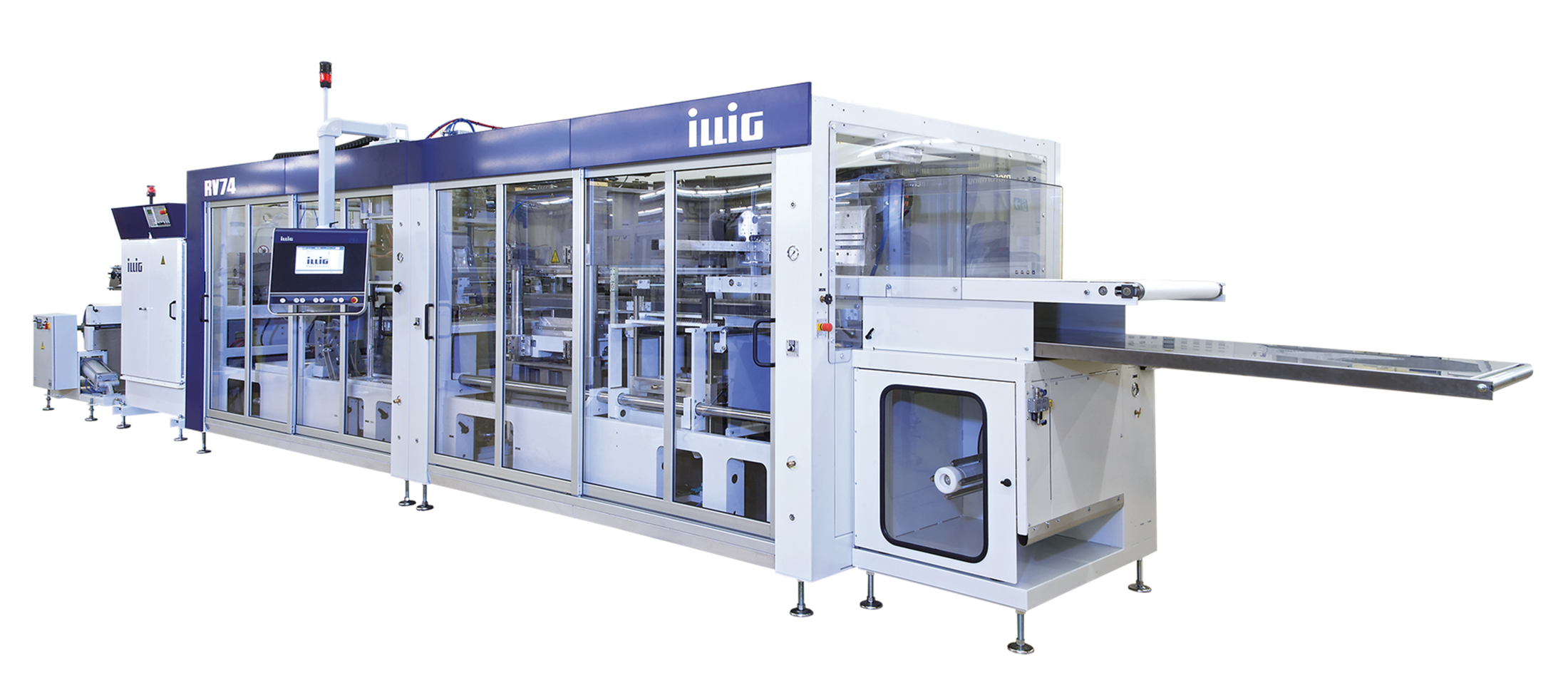 ILLIG IC-RV 74d automatic roll-fed machine separate forming and punching  | © ILLIG Maschinenbau