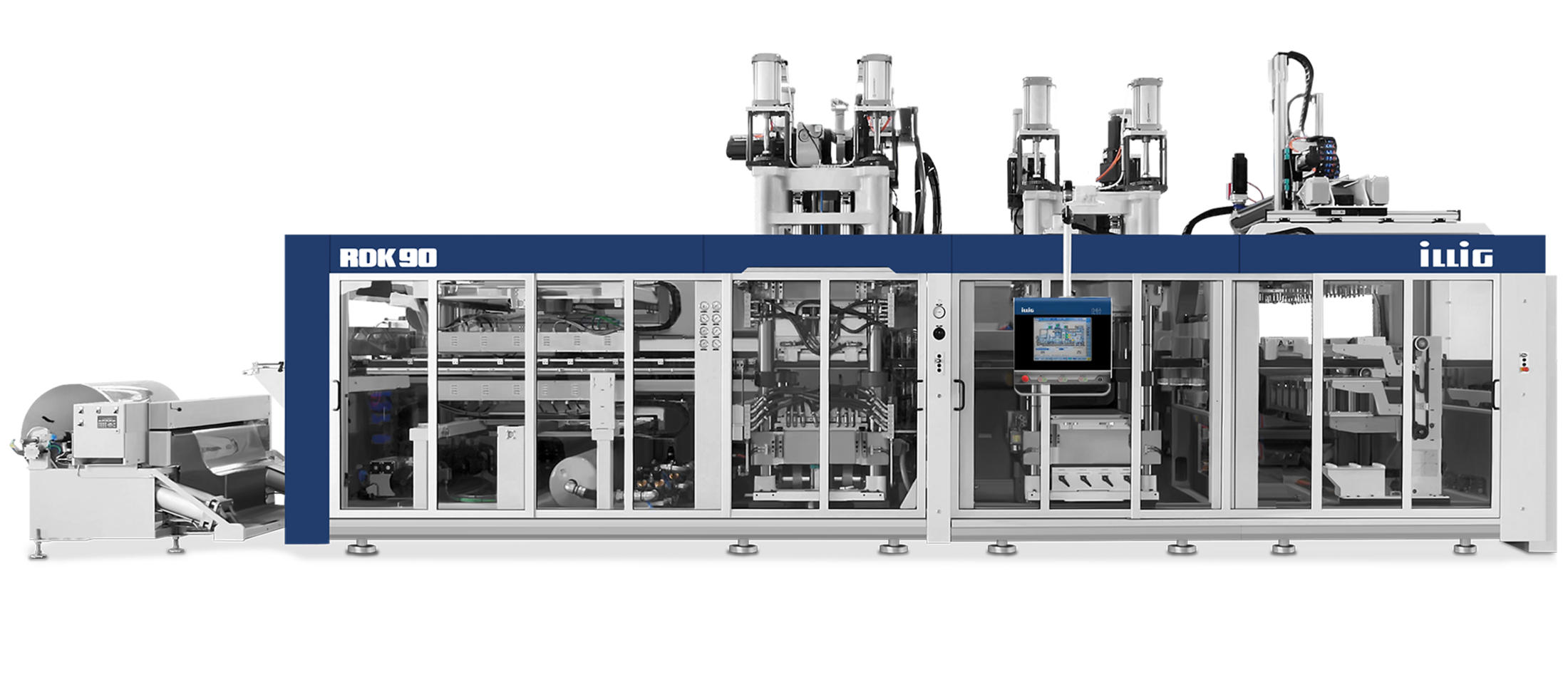 ILLIG IC-RDK 90 automatic roll-fed machine separate forming and punching  | © ILLIG Maschinenbau