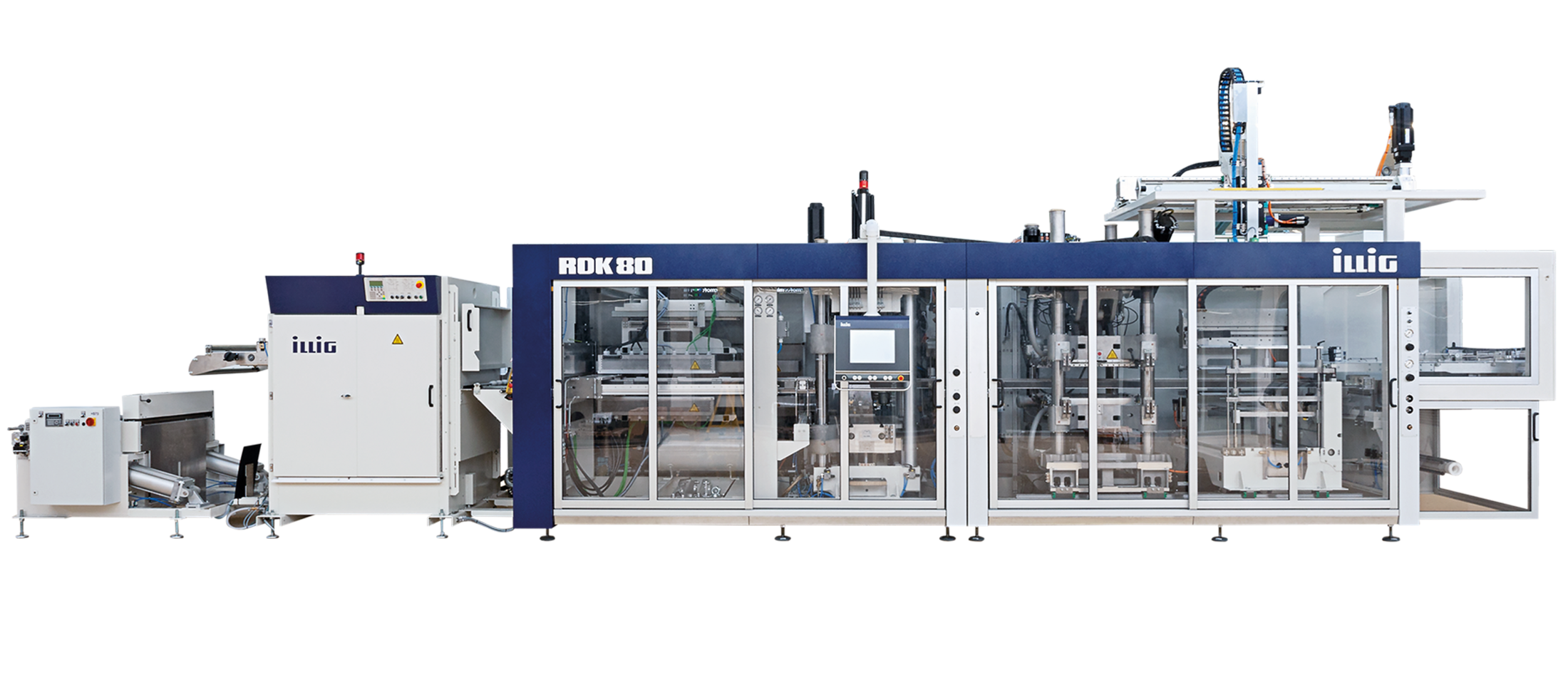 ILLIG IC-RDK 80k automatic roll-fed machine separate forming and punching  | © ILLIG Maschinenbau