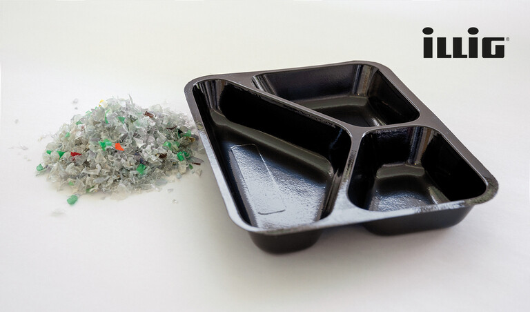 ILLIG APET zu CPET Upcycling | © ILLIG Maschinenbau GmbH & Co. KG ILLIG APET zu CPET Upcycling | © ILLIG Maschinenbau GmbH & Co. KG