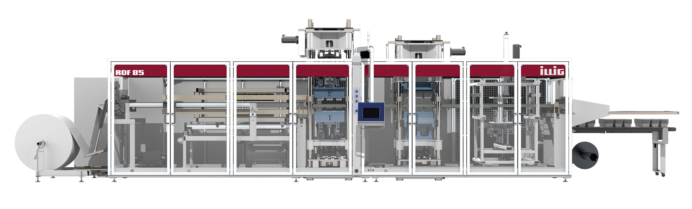 Neues ILLIG Thermoformsystem RedLine RDF 85, vorgestellt auf der Chinaplas 2021. | © ILLIG Maschinenbau GmbH