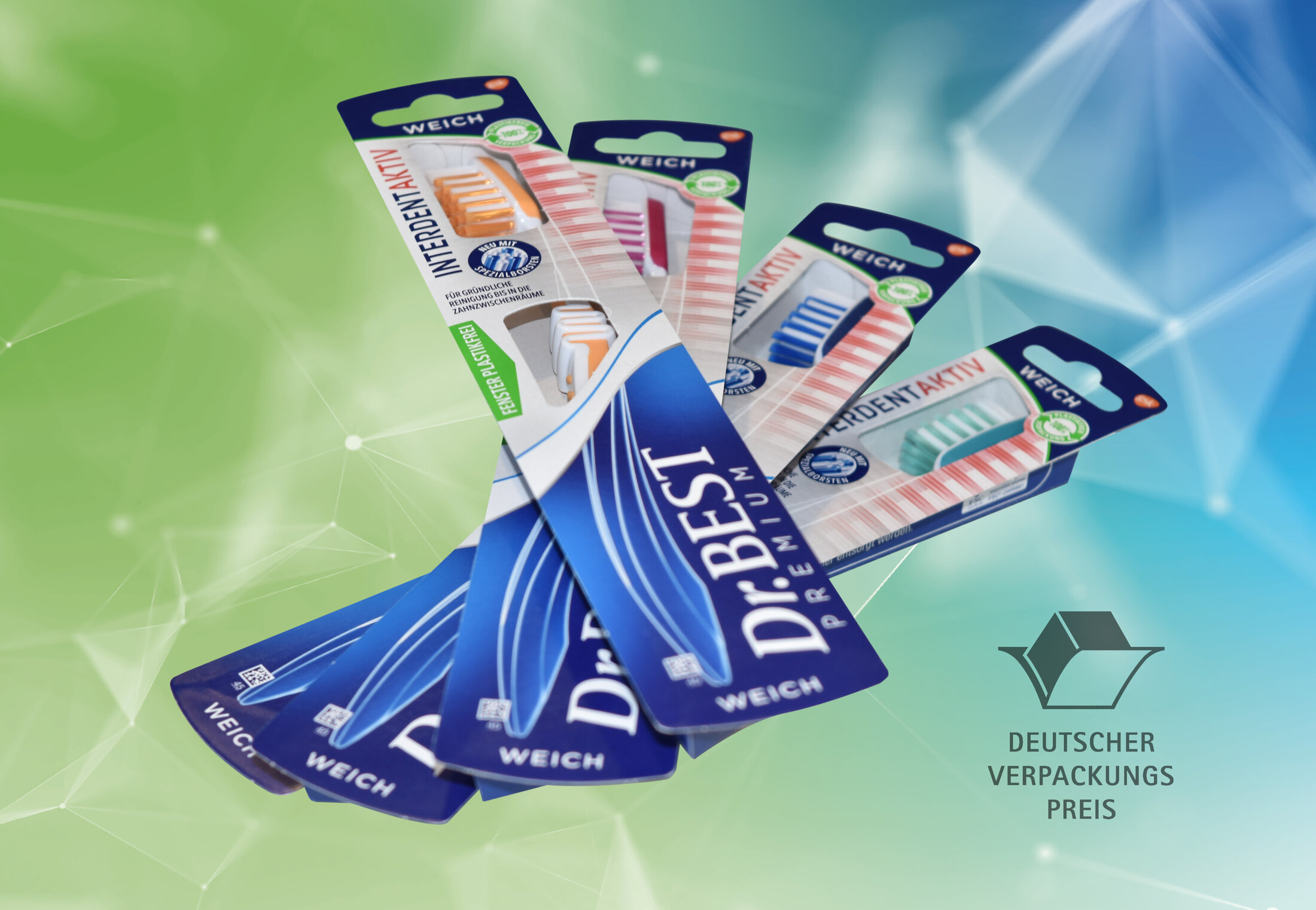 Dr.Best brand plastic-free toothbrush packaging wins packaging awards | © ILLIG Maschinenbau GmbH & Co. KG